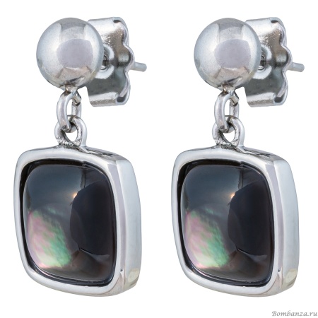 Серьги Fiore Luna, Куб SHELL